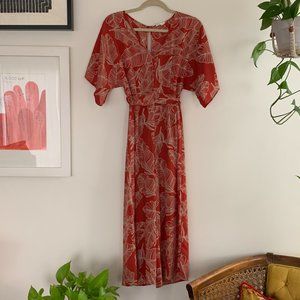 Leaf print jumpsuit by Sienna Sky